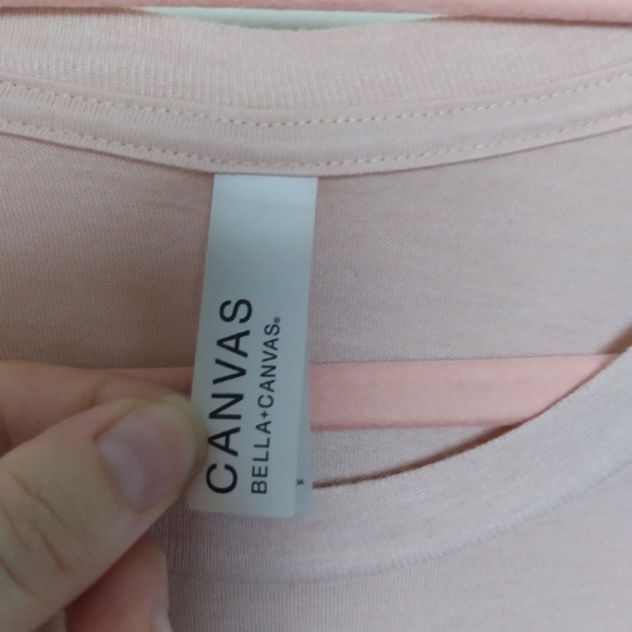 Bella Canvas Oversized Light Pink Cactus Short Sleeve Graphic Tee Shirt Size XL - Picture 8 of 9